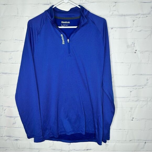Reebok Speedwick men’s large blue pullover - Picture 1 of 6